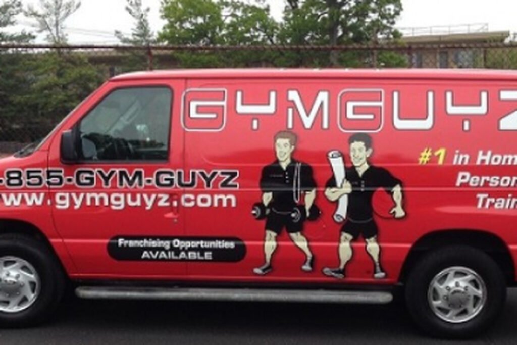 furgoneta de GYMGUYZ para entrenamientos personales