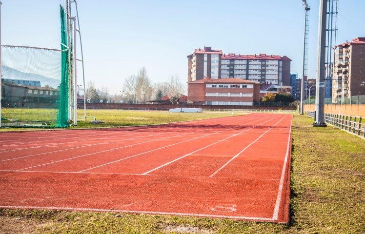 pistas del atletismo de balaidos en la ciudad de Vigo