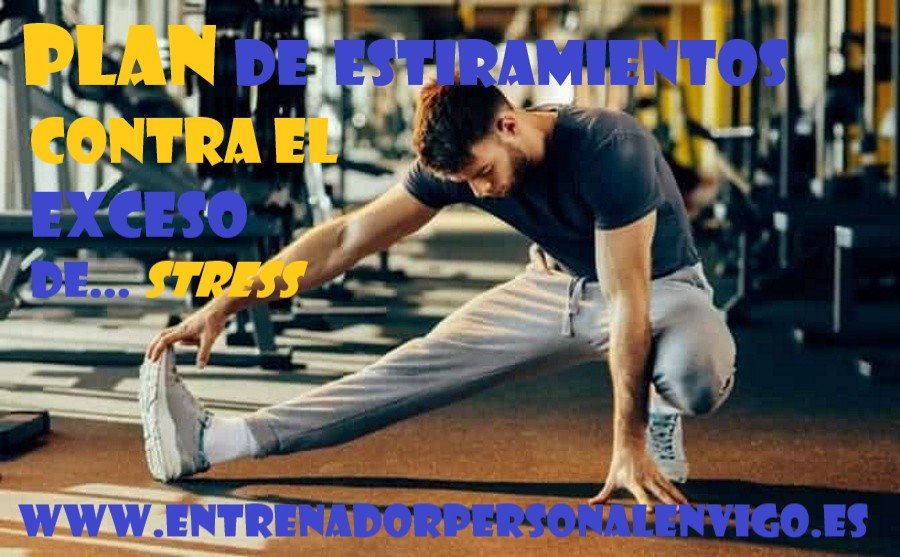usuario de gimnasio realiza un estiramiento en el gimnasio para el bíceps femoral derecho