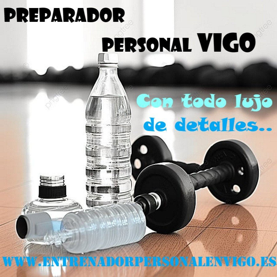 dos mancuernas de color negro, 1 botella de agua y dos bidones mezcladores de plástico
