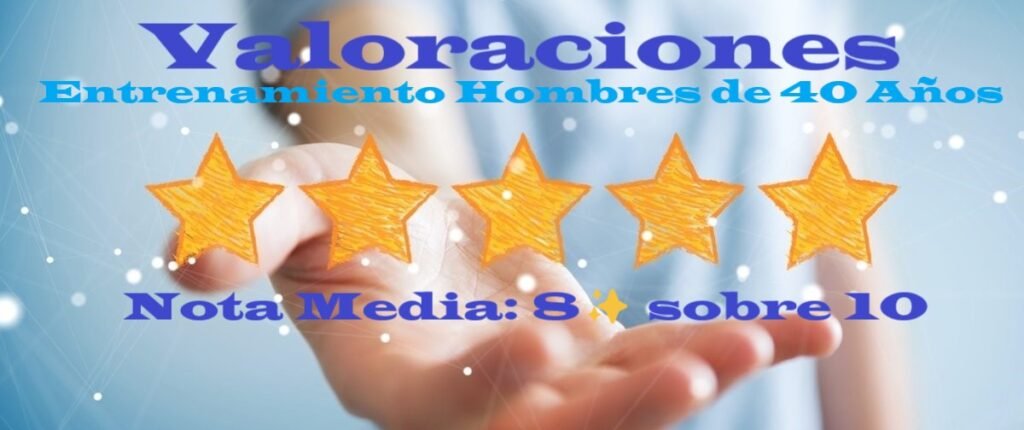mano derecha extendida sujeta 5 estrellas y una valoración de 8 sobre 10