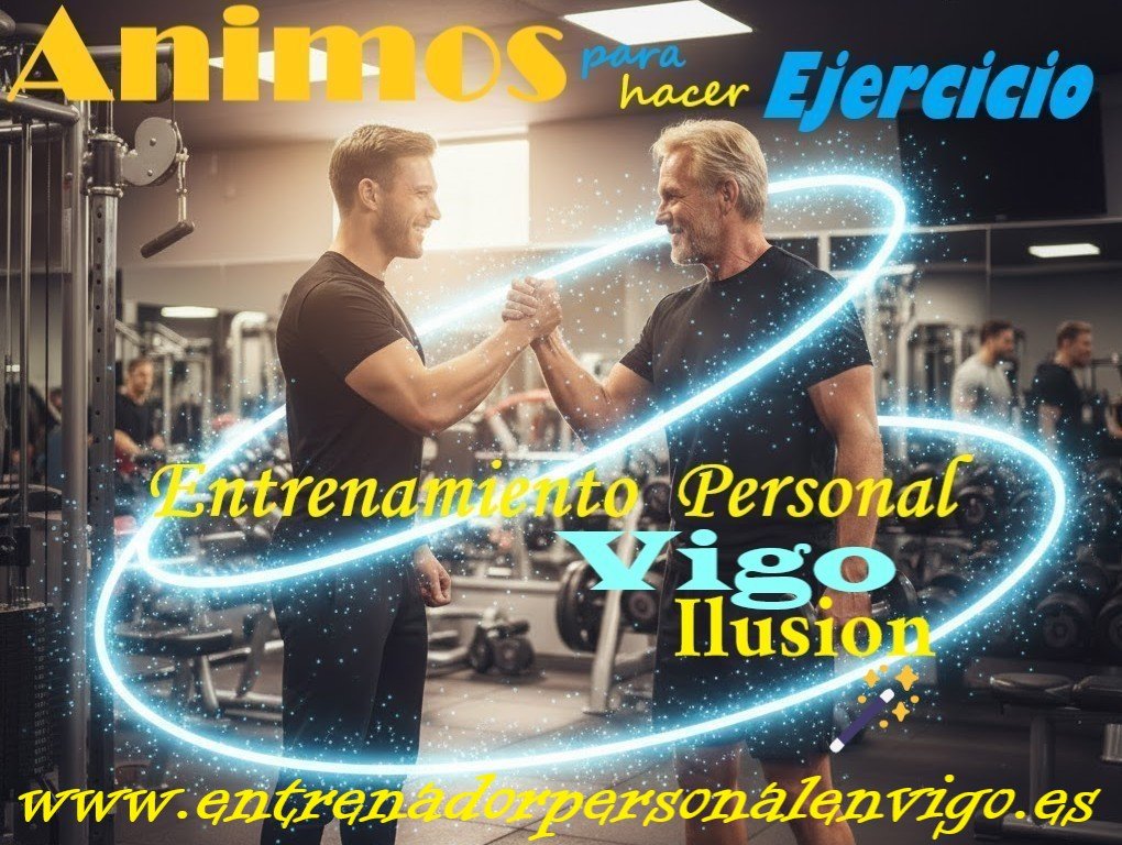 un entrenador personal choca la mano de su alumno un hombre mayor durante un entrenamiento en el gimnasio 