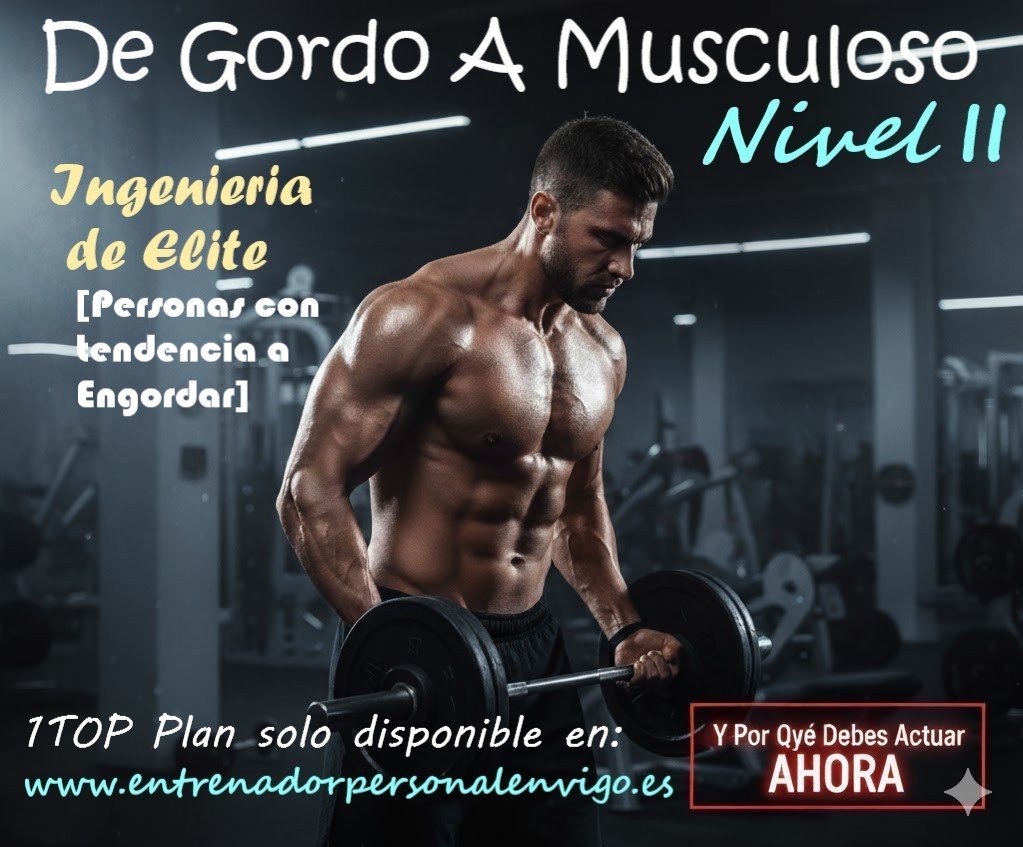 usuario de gimnasio entrena sin camiseta realizando un CURL bíceps barra 