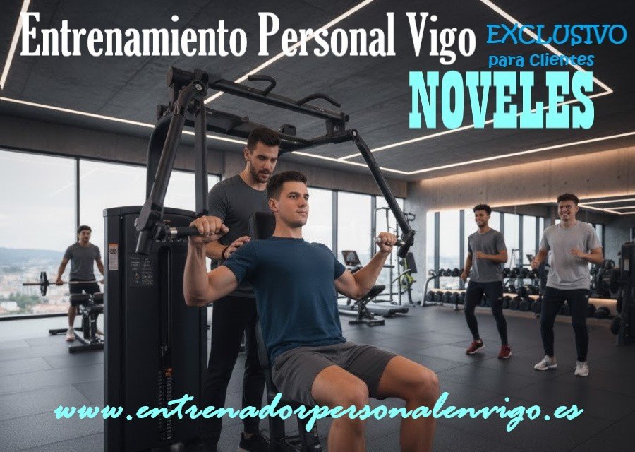 un principiante de GYM realiza un ejercicio de PRESS en MAQUINA ,mientras su entrenador personal analiza la técnica del mismo ejercicio