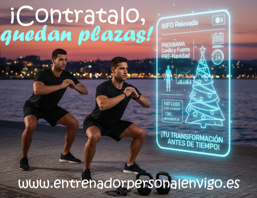 programa cardio y fuerza pre-navidad contratar
