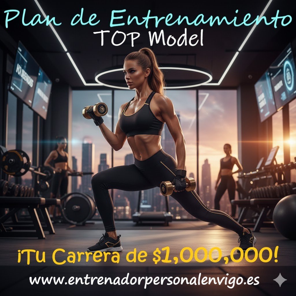 una chica modelo realiza una sesión de entrenamiento personalizado en un gimnasio