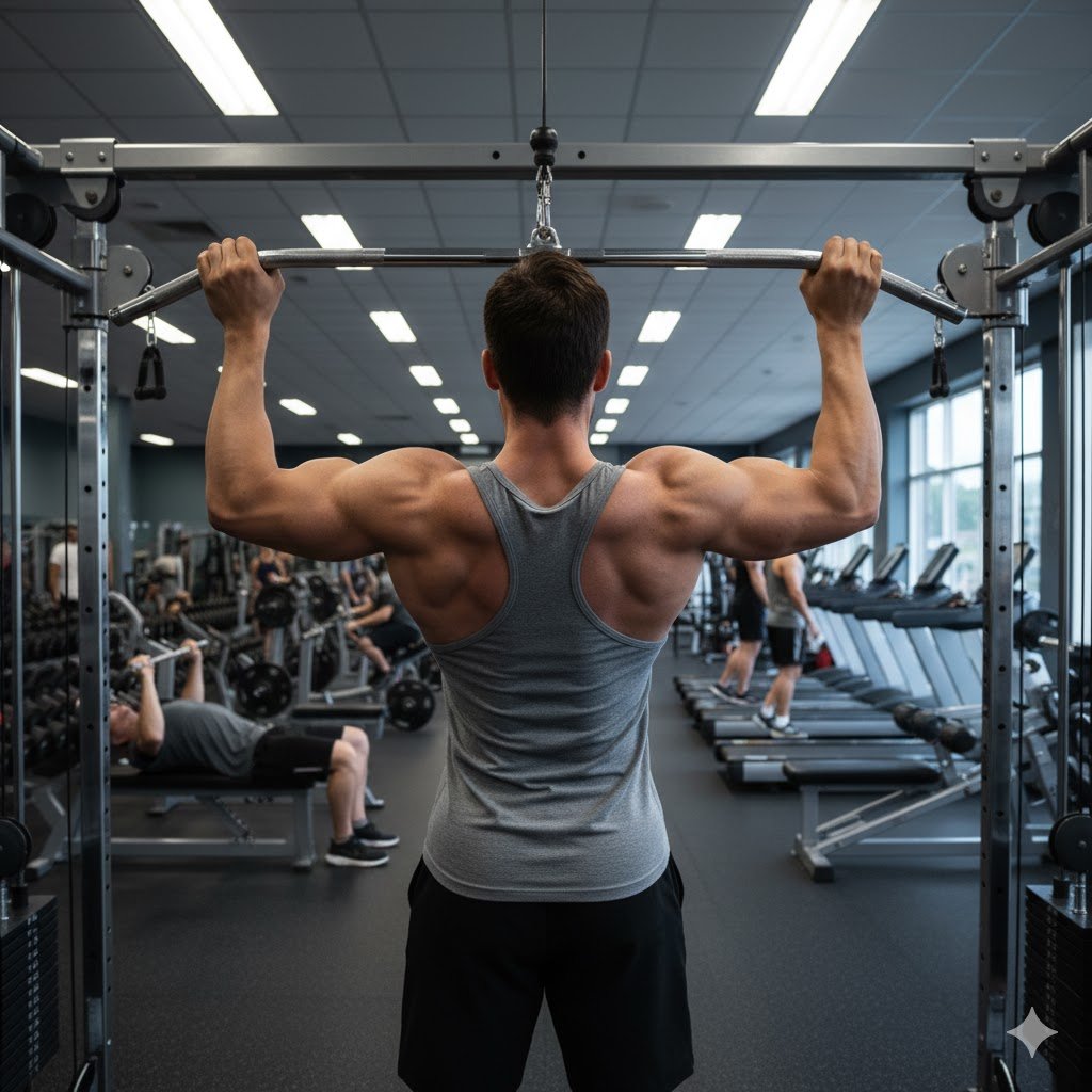 rutina espalda GYM hombre